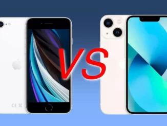 Comparison iPhone 13 mini and iPhone SE 2020