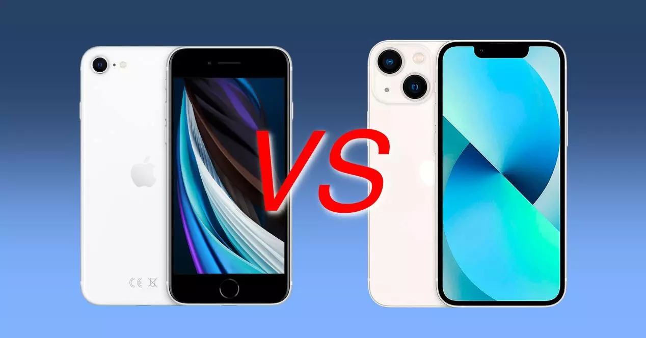 Comparație iPhone 13 mini și iPhone SE 2020