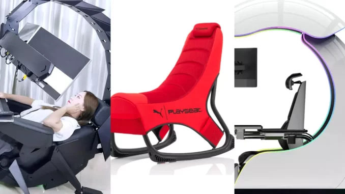 5 gaming chairs with a (very) peculiar design