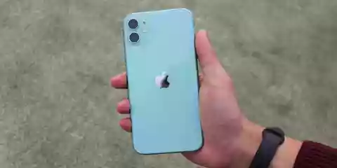 iPhone 11 blå
