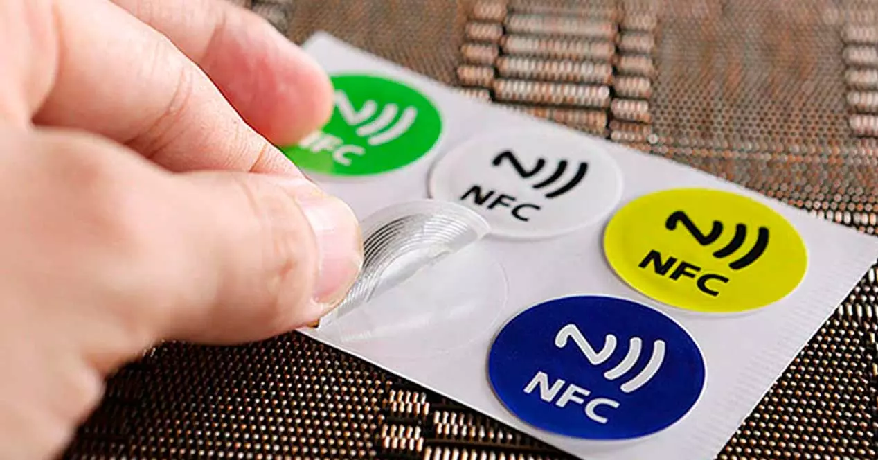 konfigurera en NFC-tagg från mobilen