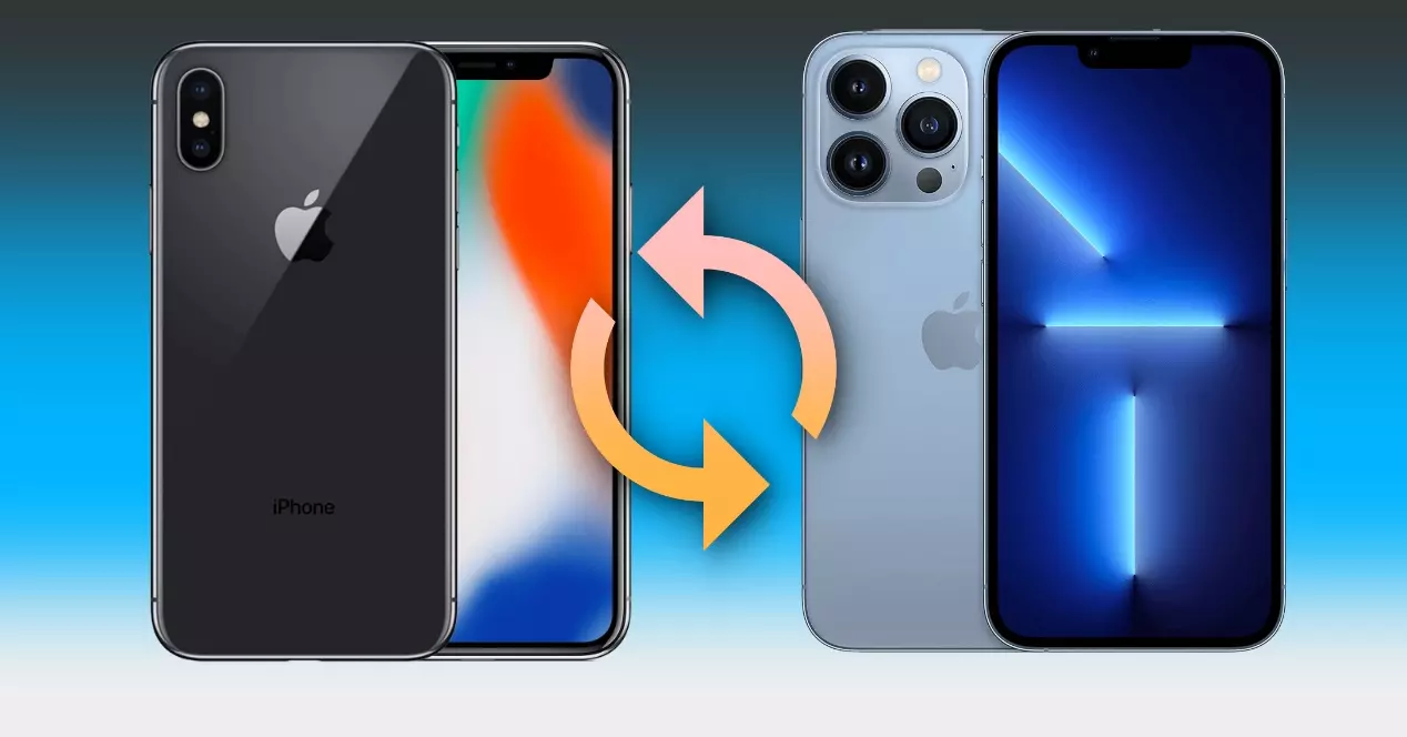 Vergelijking iPhone X versus iPhone 13 Pro Max