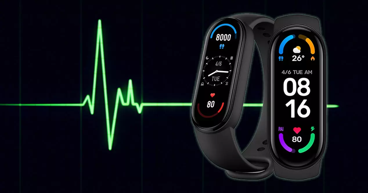 measure blood oxygen and heart rate with the Mi Band