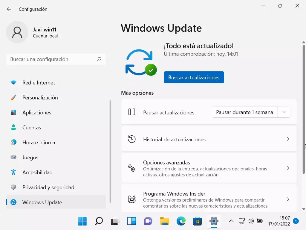 Uppdatera Windows 11