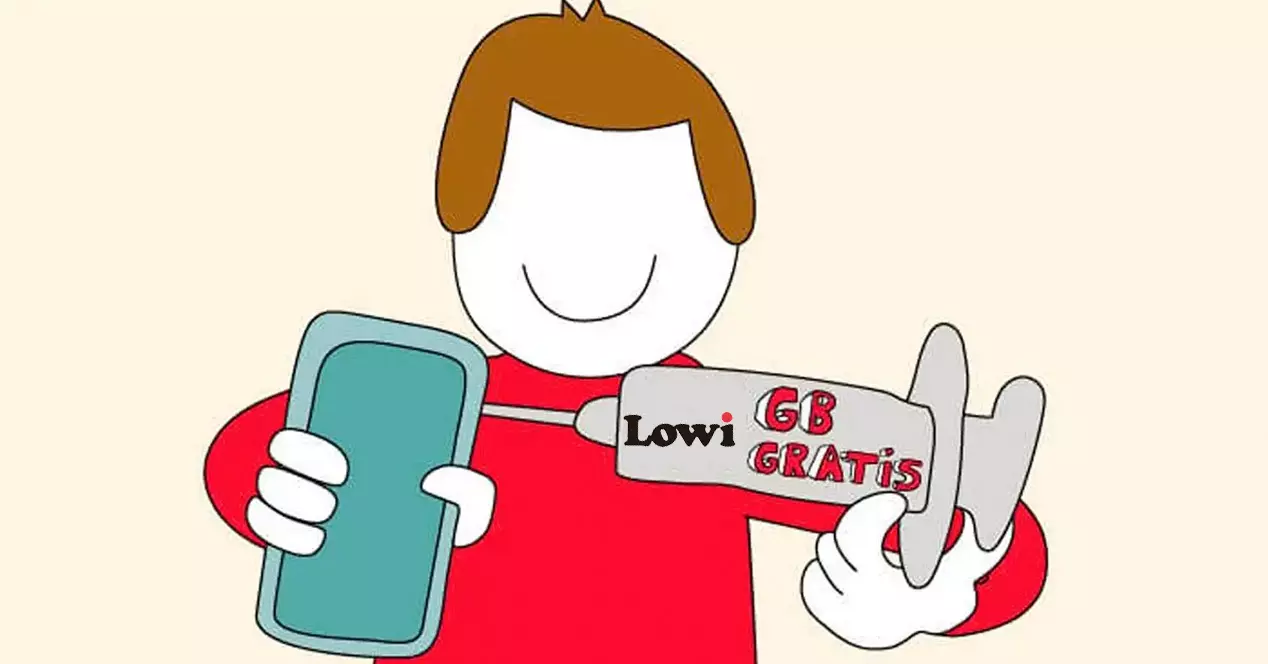 Lowiで無料のギガバイトを取得する方法