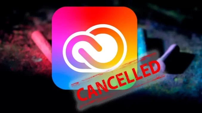 Cancel Adobe Creative Cloud trial or subscription