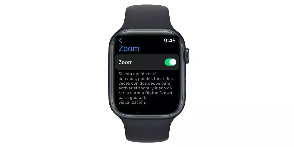 Zoomer sur l'Apple Watch