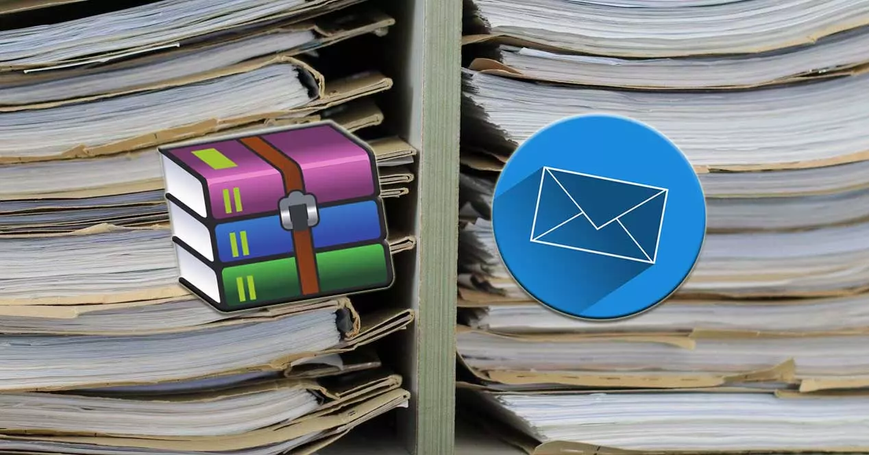 Improve WinRAR usage: compress and mail with one click