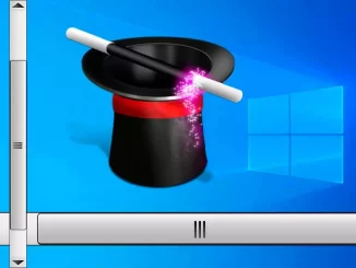 Activate and change the size of the scroll bar in Windows 11