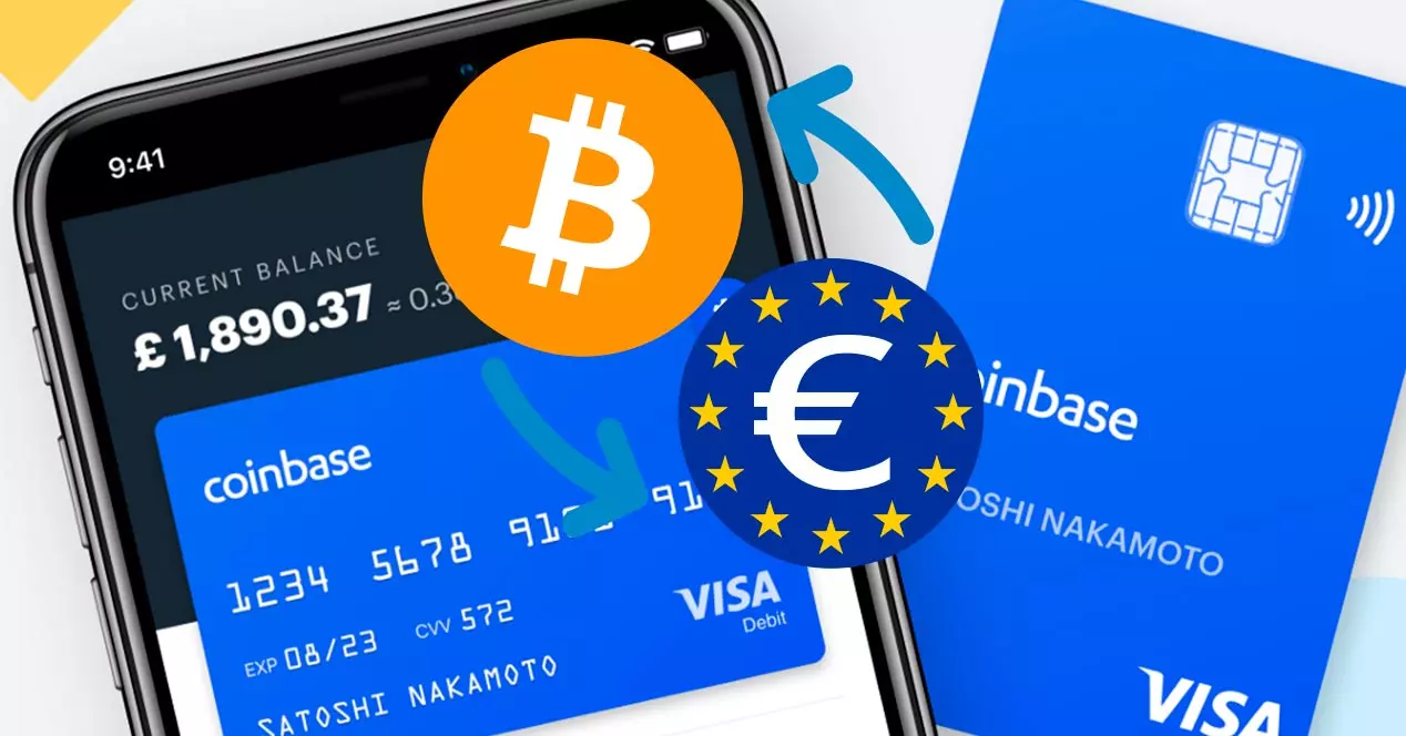 Visa Coinbase, card conditions to pay with cryptocurrencies