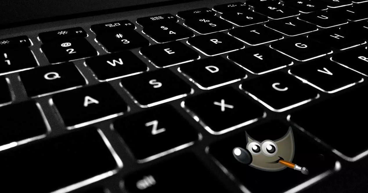 create keyboard shortcuts in GIMP makes your work easier