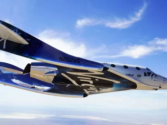 This is the VSS Unity spacecraft