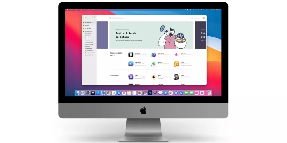 Indstil app på Mac