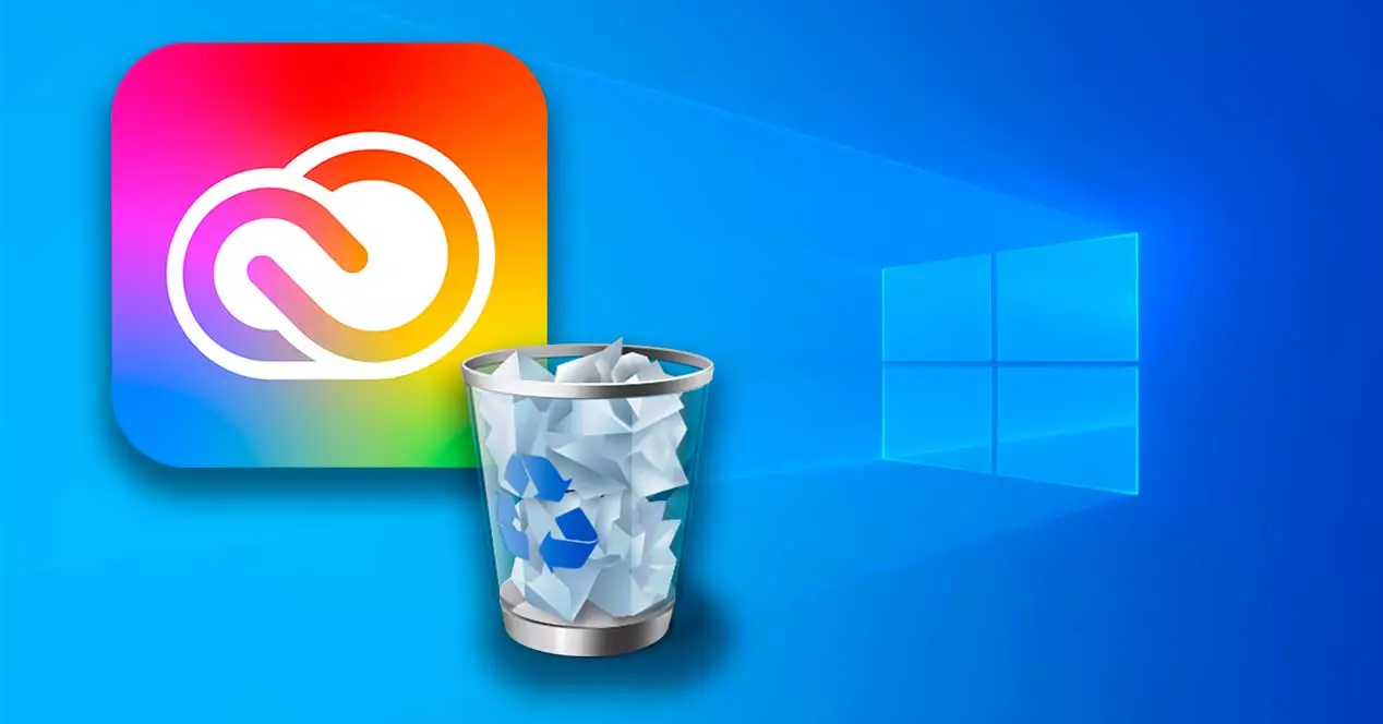 desinstale completamente o Adobe Creative Cloud no Windows