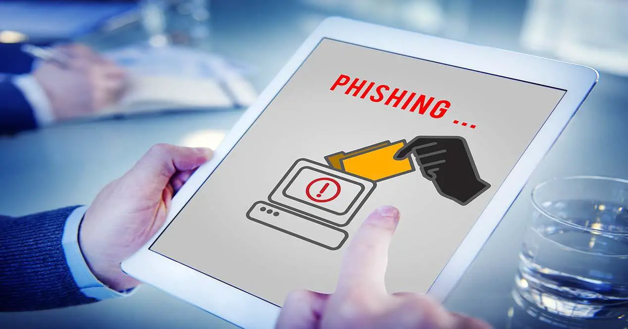 ameaça de phishing