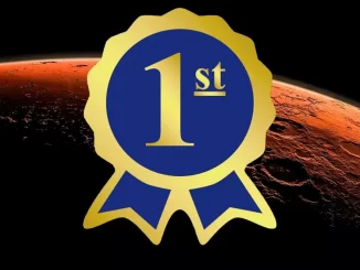 Who came to the planet Mars first