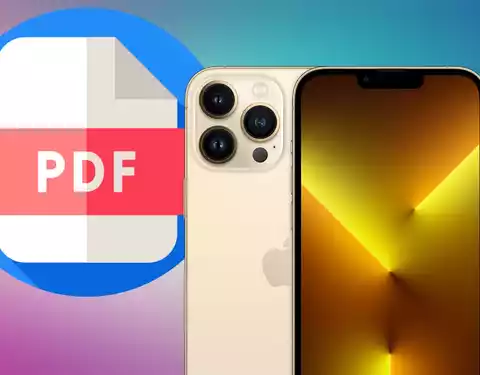 Сохранить PDF на iPhone