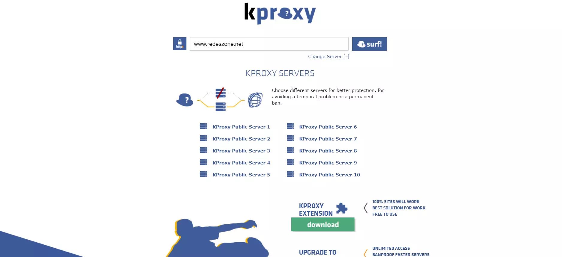 Kproxy pro mejorar la soukromí