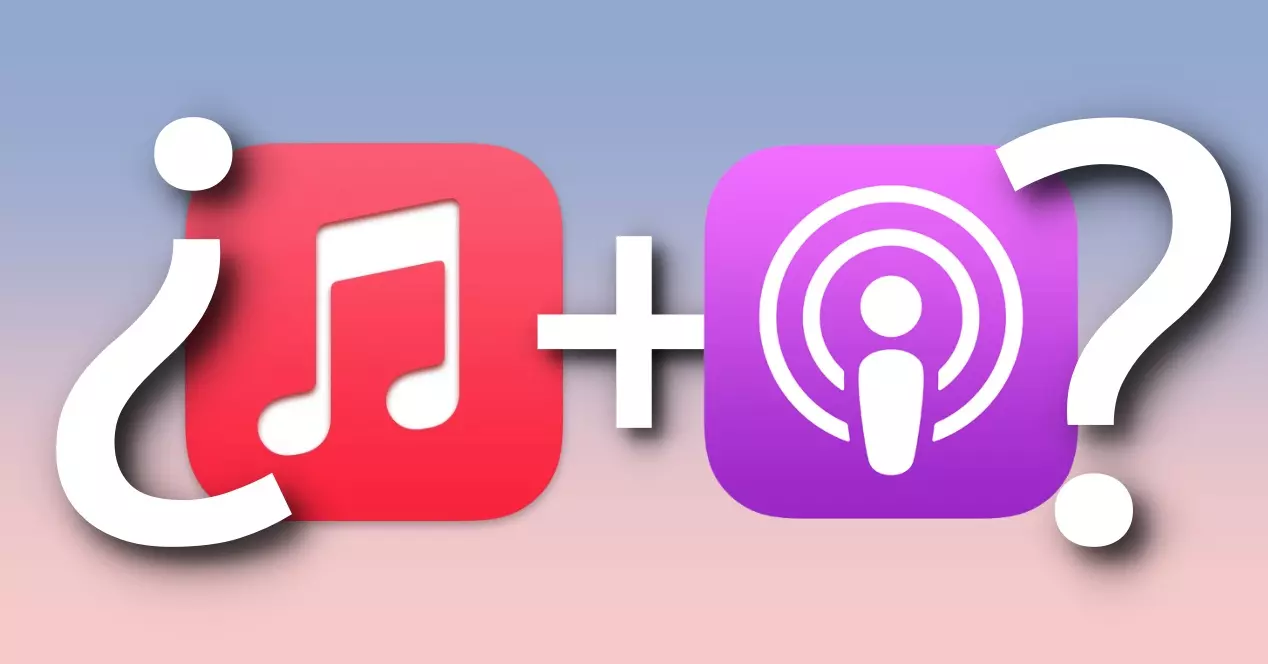 Apple Music og Podcast sammen i samme app