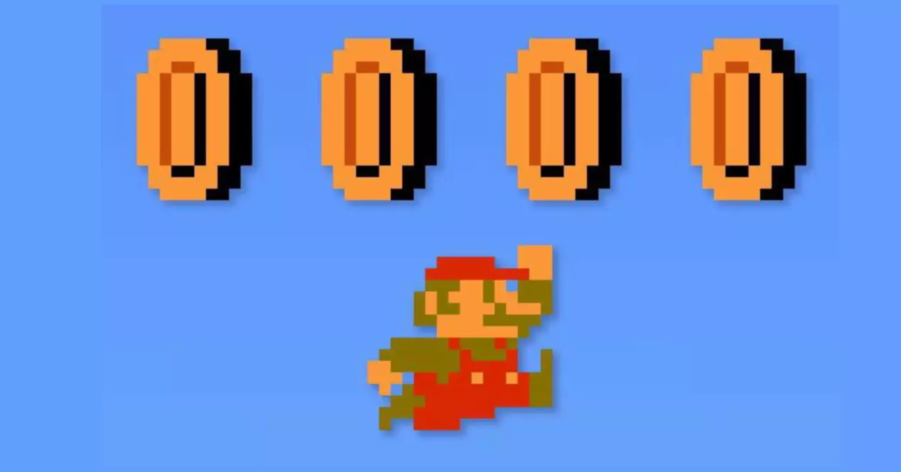 Get extra coins in the NES Super Mario