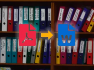 transfer or convert a PDF to Word