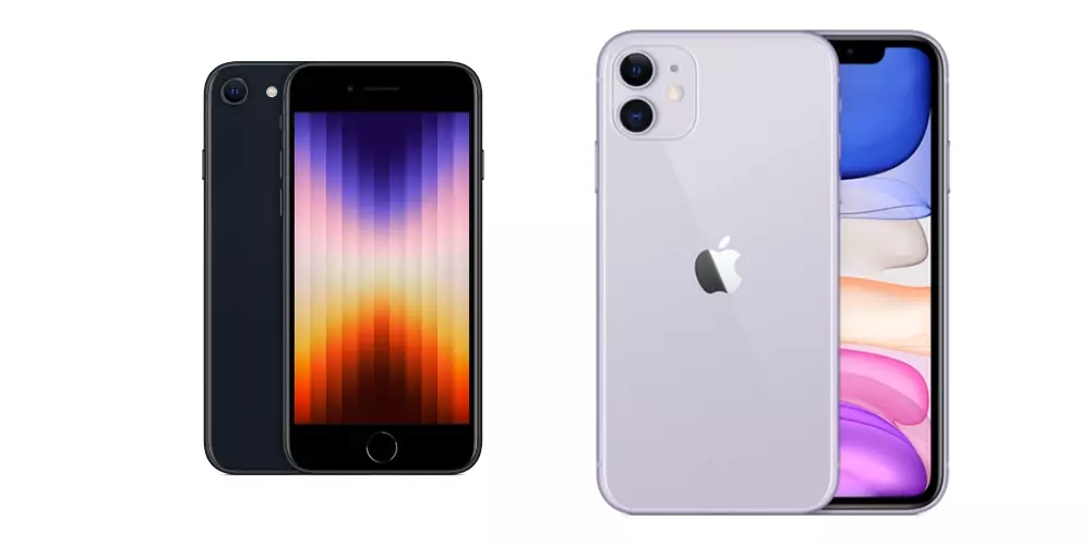 iPhone SE contre iPhone 11