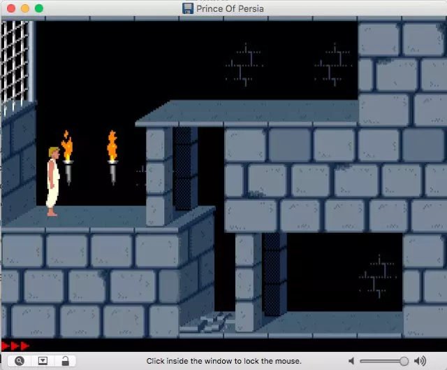 Играйте в MS-DOS (Prince of Persia) на Mac