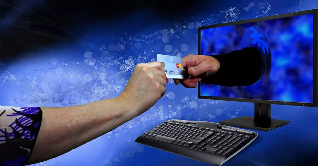 protect the card when buying or paying online