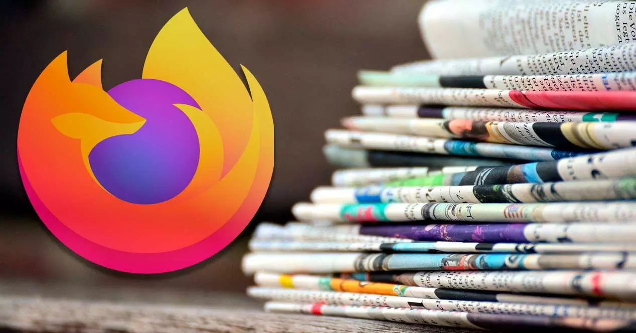 Mozilla Firefox'ta haberleri görüntülemek ve düzenlemek için uzantılar