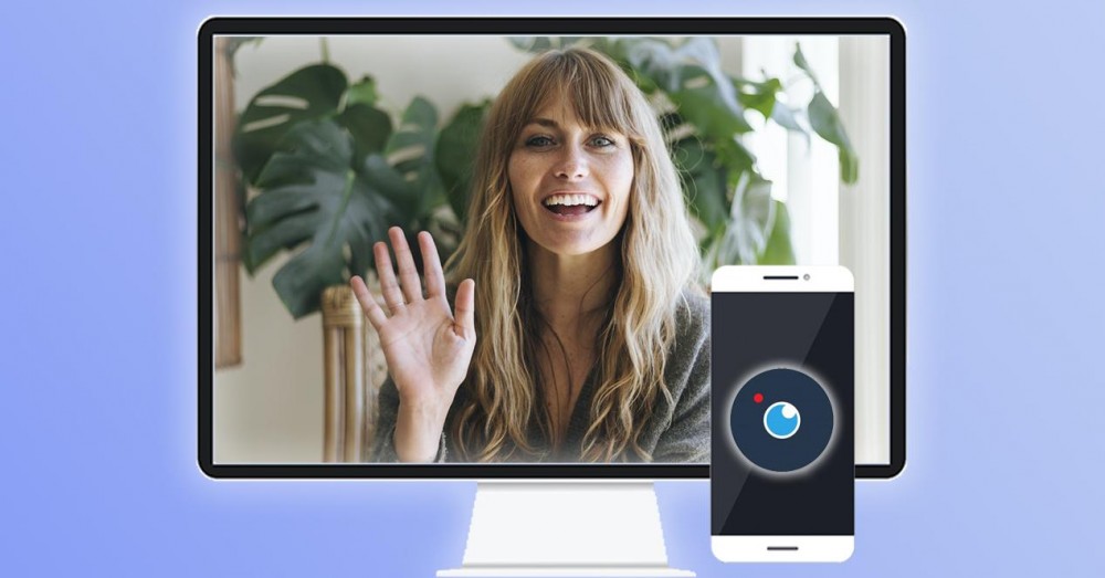 use the mobile as a webcam on Android or iOS