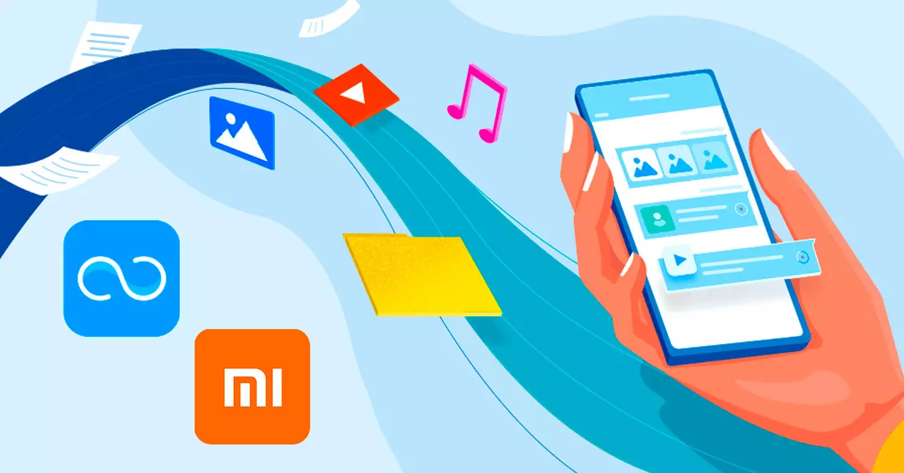 breng foto's en bestanden over naar een Xiaomi-mobiel met MIUI
