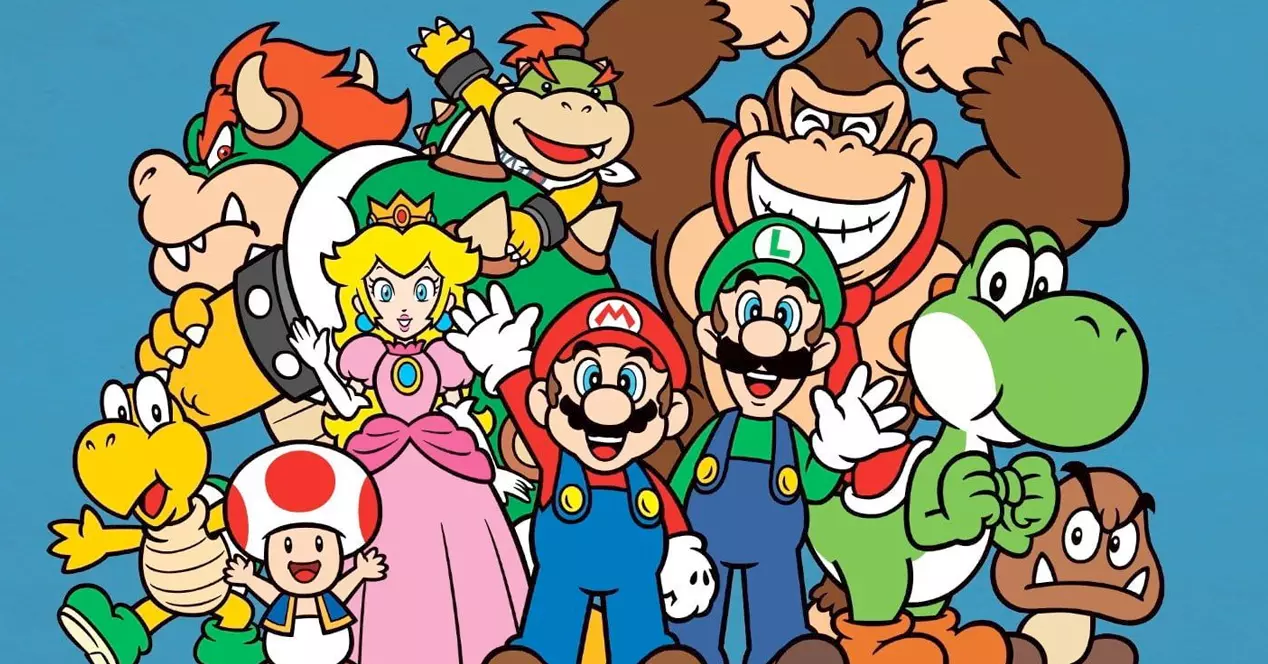 Super Mario: main saga with all the games