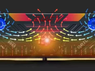 หน่วยความจำ DDR5 นี้มาพร้อมกับพัดลมและ RGB ภายใน
