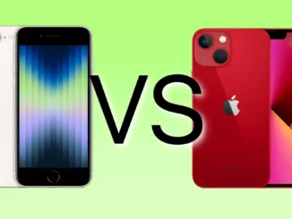 Comparison iPhone SE 2022 vs iPhone 13 mini