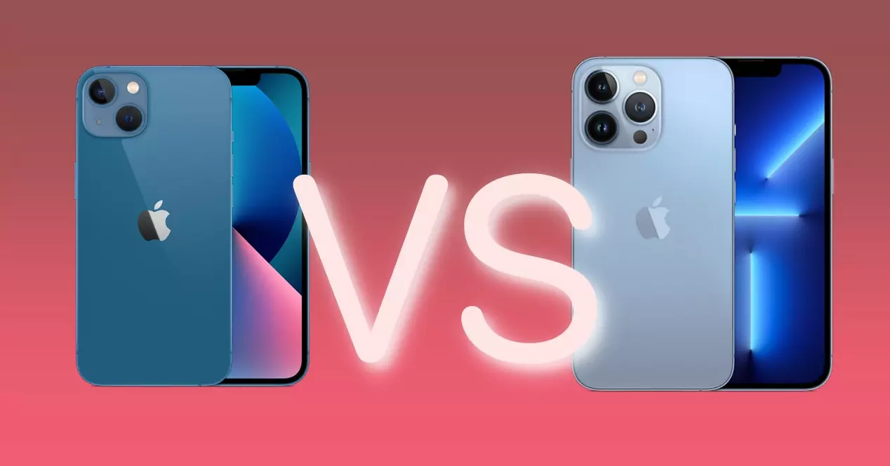 Vertailu iPhone 13 vs iPhone 13 Pro