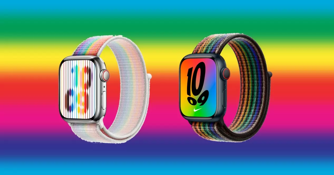 Uudet pallot ja hihnat Apple Watch for Pride -kellolle