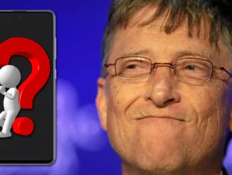 The cell phone currently used by Bill Gates