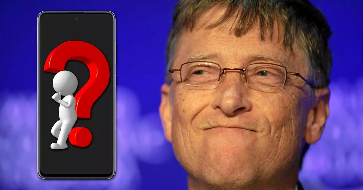 Le téléphone portable actuellement utilisé par Bill Gates