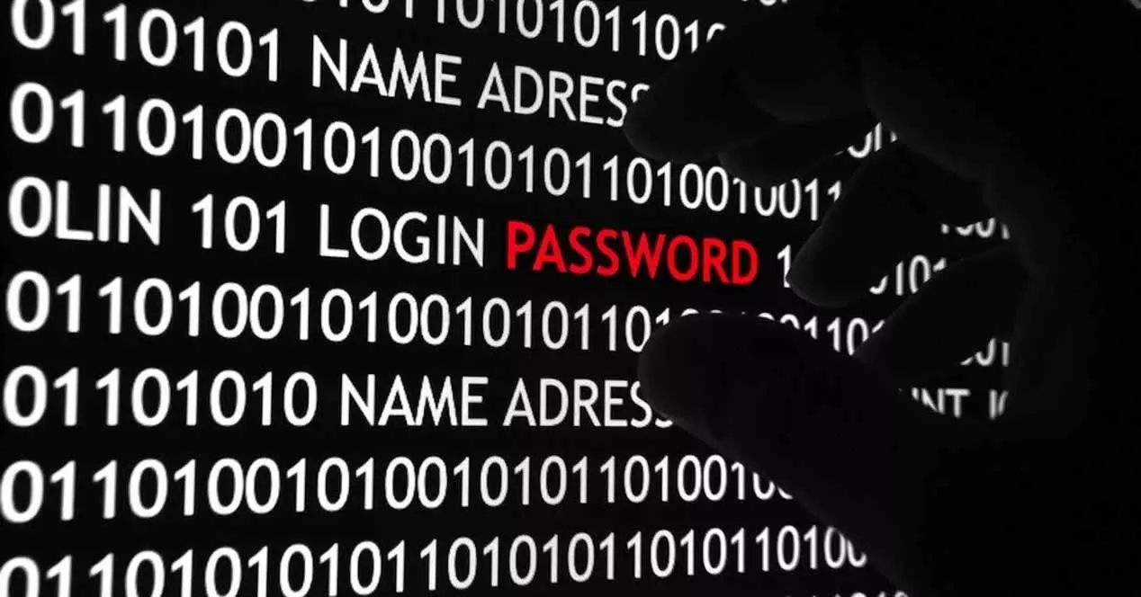 1La password avviserà i dati compromessi