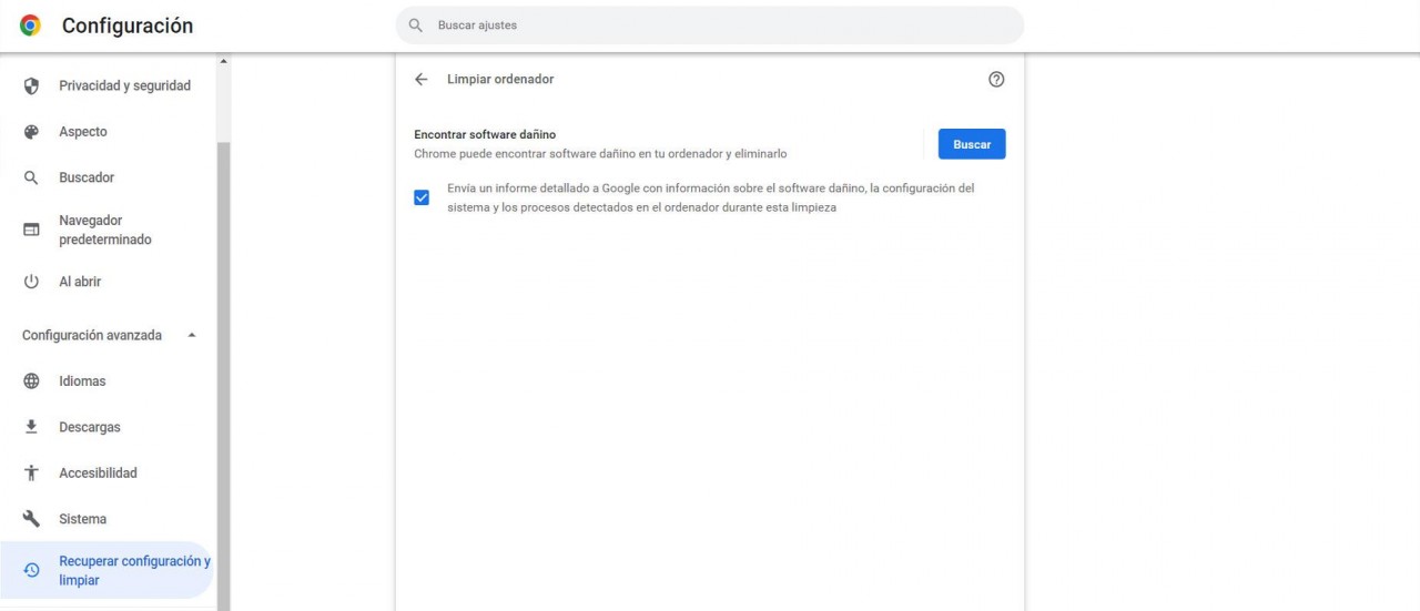 Antivirus de Chrome