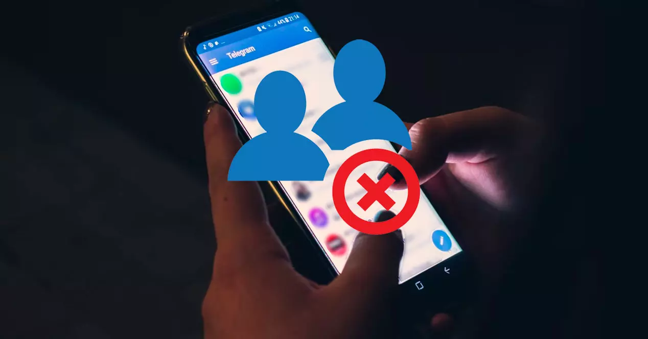 What happens if I delete a contact from Telegram