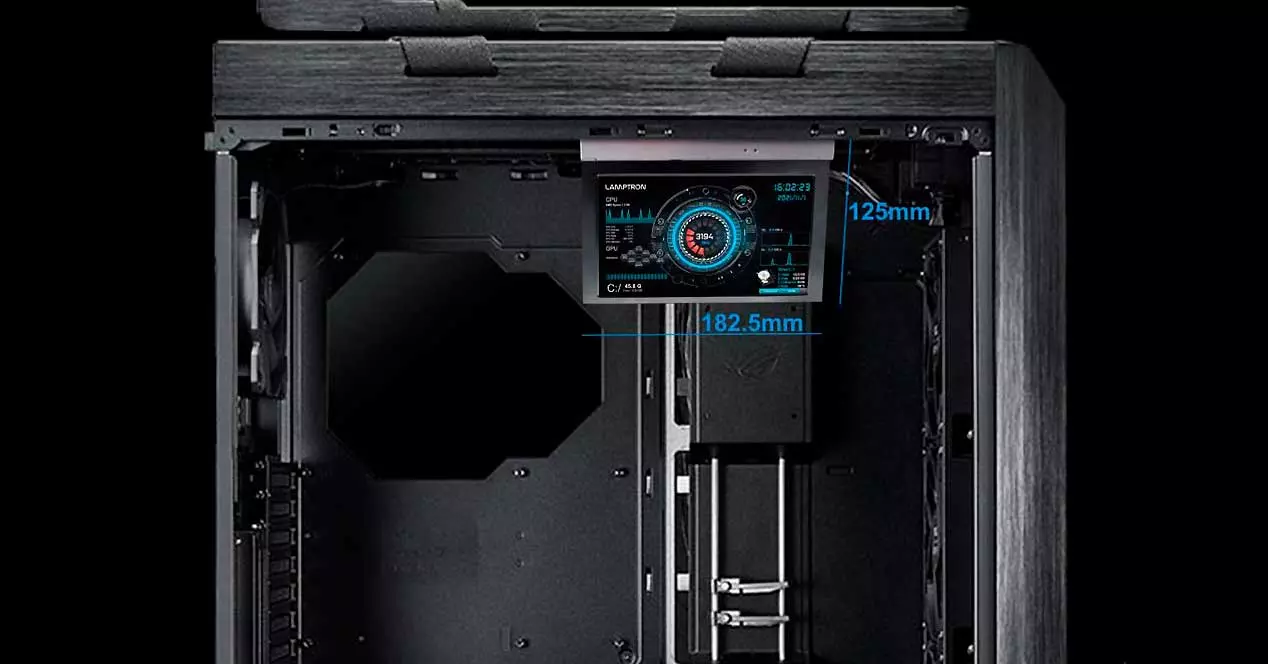 Control the status of your PC in real time with this HDMI screen
