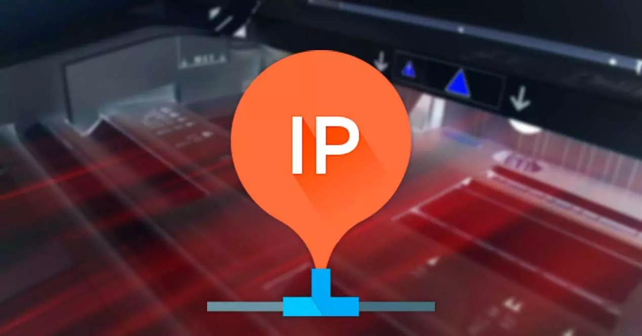 find the IP address of the printer in Windows