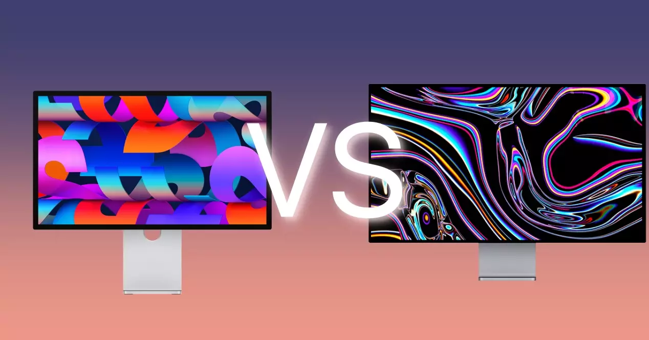 Porovnání Studio Display vs. Pro Display XDR