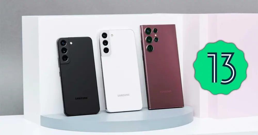 first Samsung phones to receive the Android 13 beta