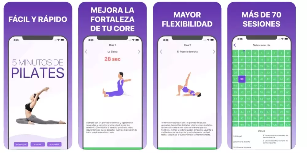 Pilates 5 minutos