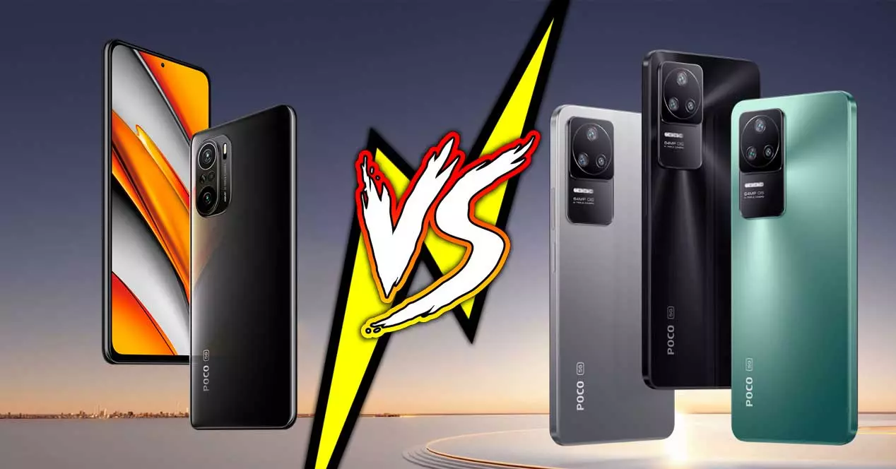 Differences between the POCO F4 and the POCO F3