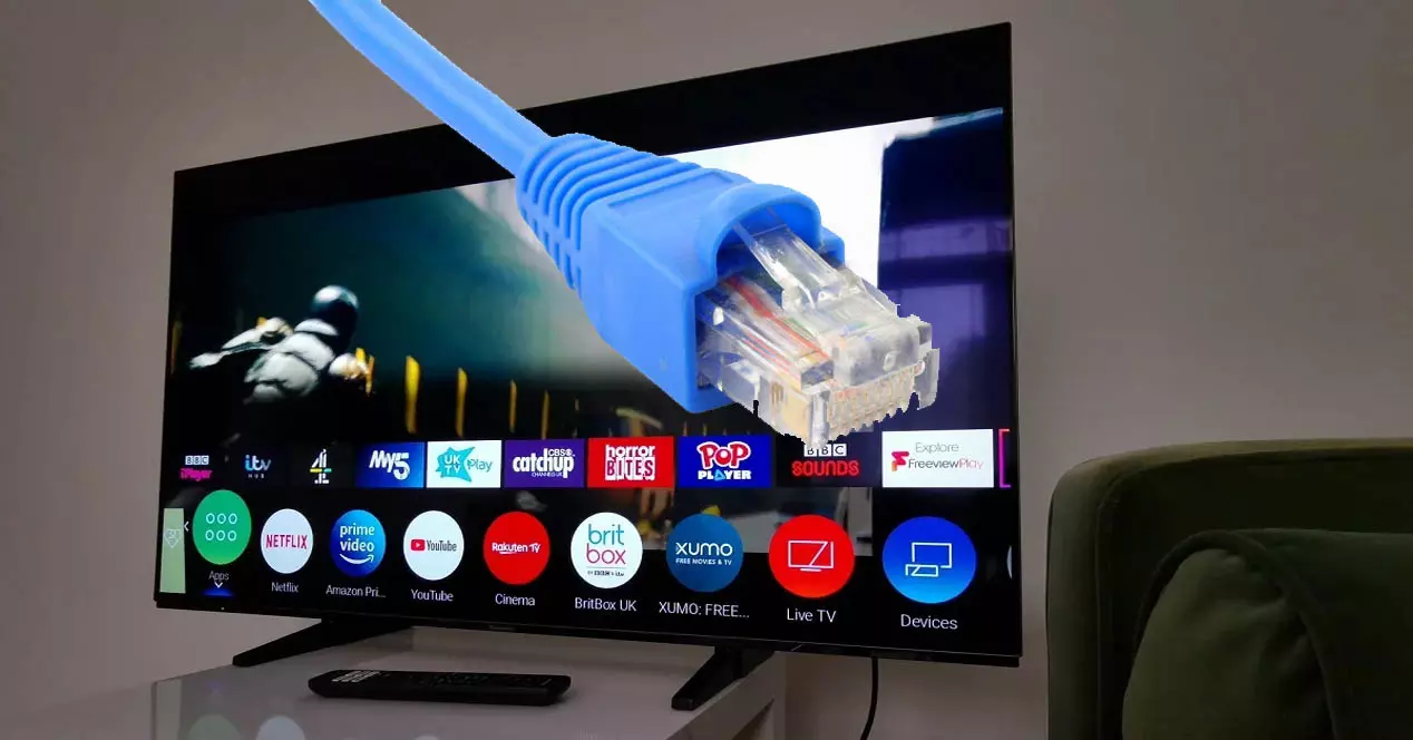 Kabel-Ethernet für TV