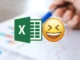 How to add emojis to an Excel