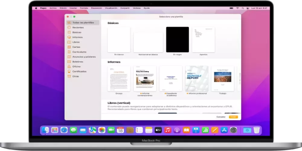 pages en mac